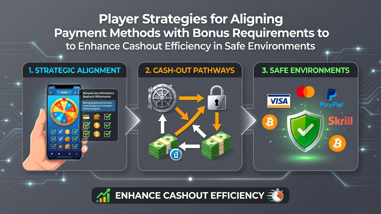 Player reviewing payment options and bonus terms on a secure casino interface